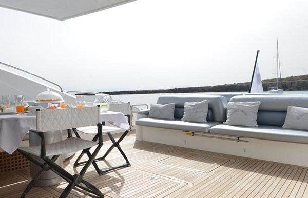 LIGHT BLUE yacht charter 4