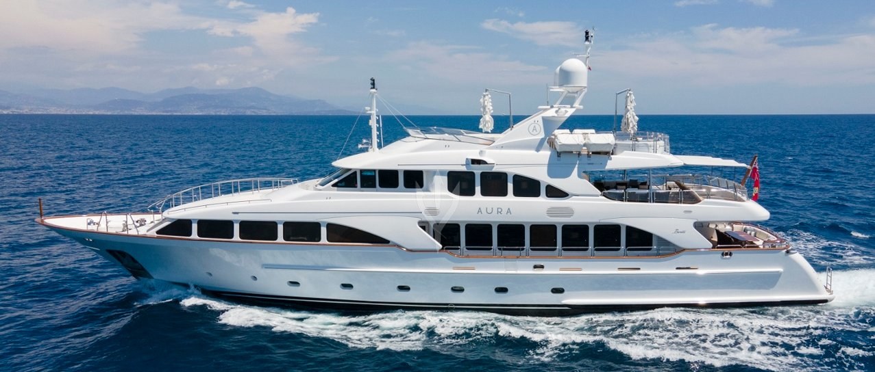 AURA yacht charter 1